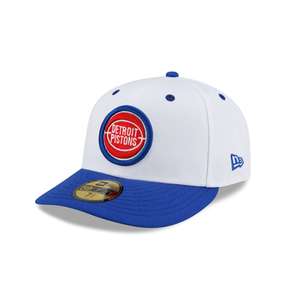 Detroit Pistons Hardwood Classics 90s White 59FIFTY Fitted Hat