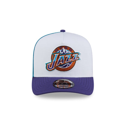 Utah Jazz Hardwood Classics 90s Panel 9FIFTY A-Frame Snapback Hat