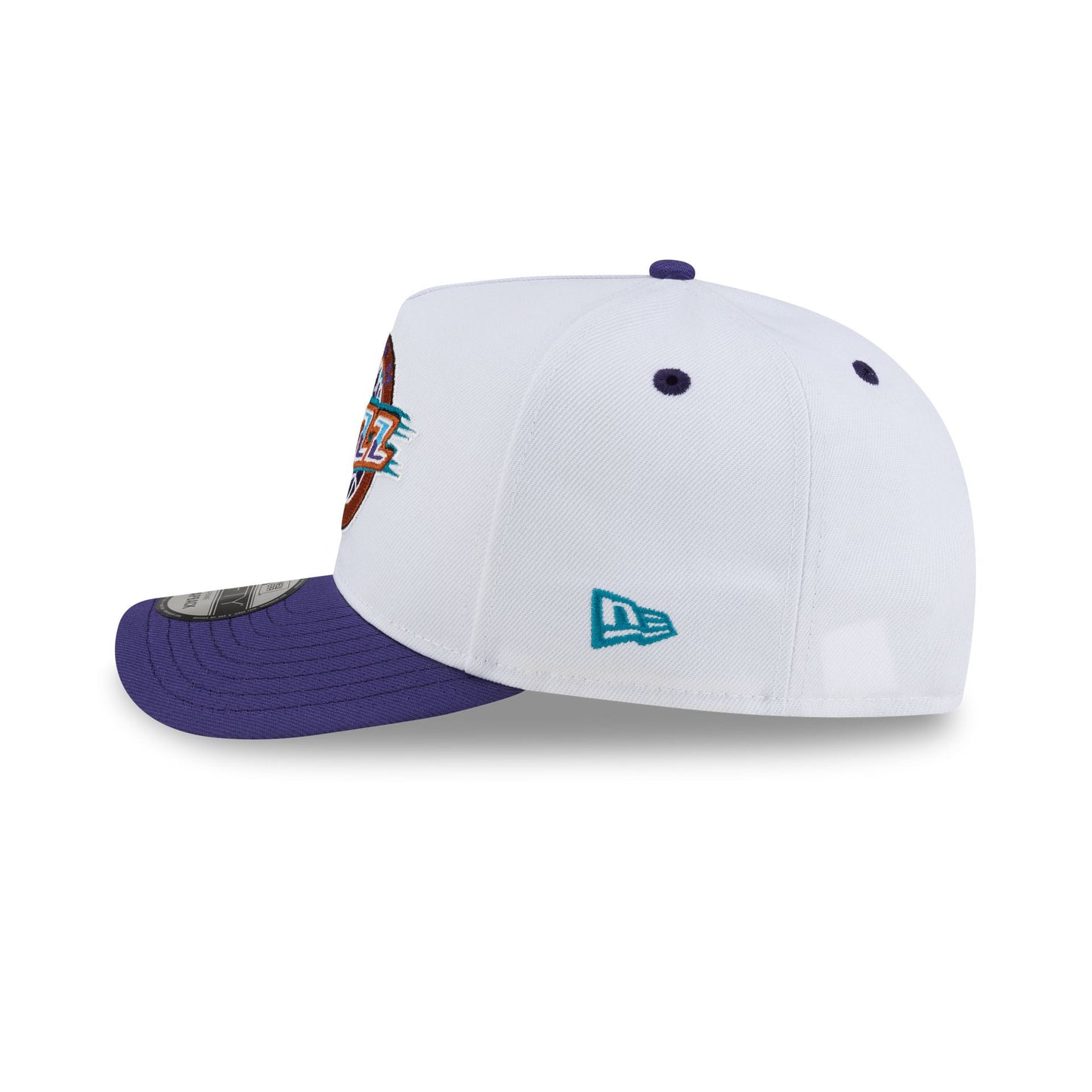 Utah Jazz Hardwood Classics 90s Panel 9FIFTY A-Frame Snapback Hat