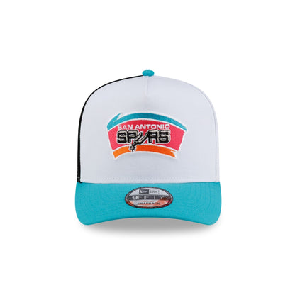 San Antonio Spurs Hardwood Classics 90s Panel 9FIFTY A-Frame Snapback Hat