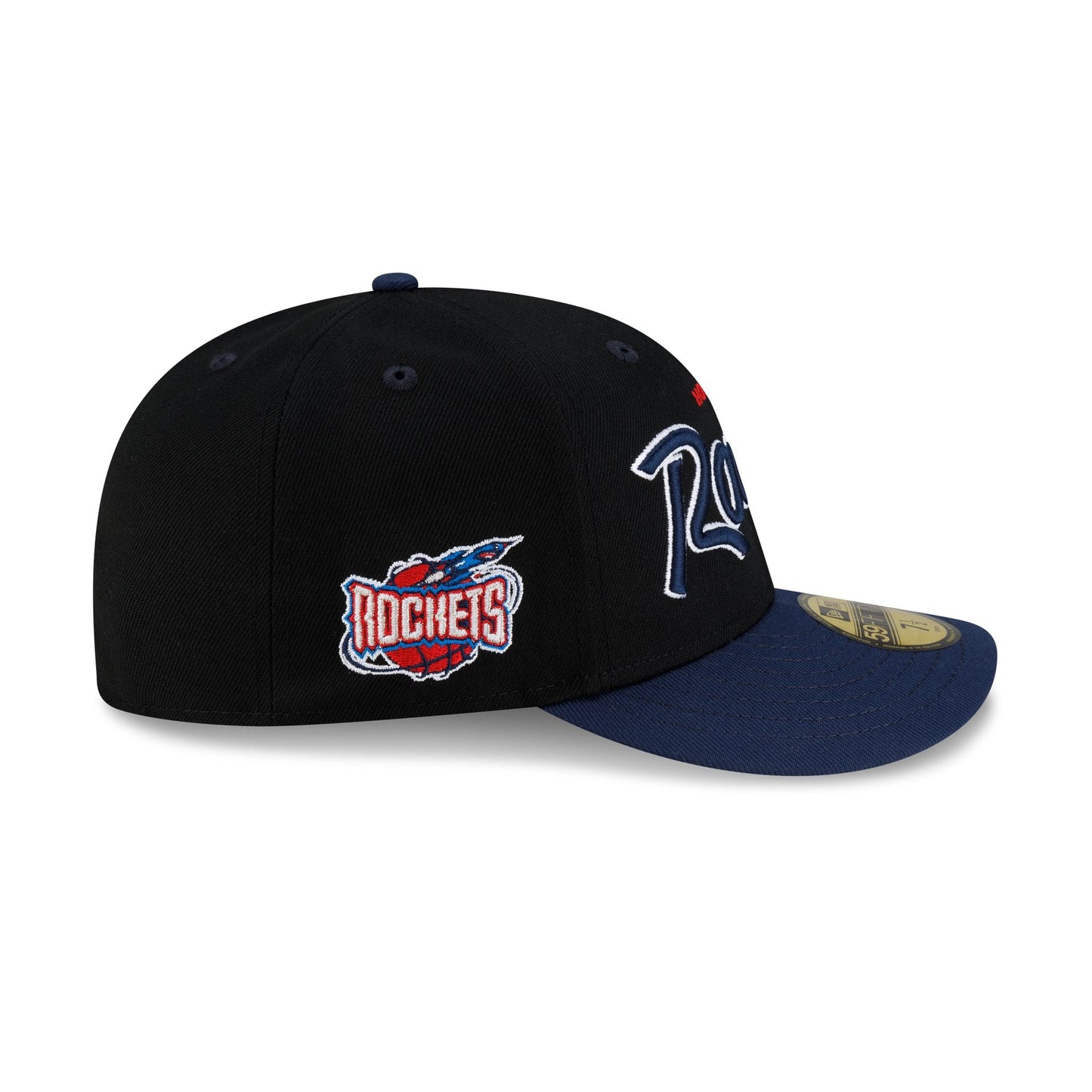 Houston Rockets Hardwood Classics 90s Script 59FIFTY Fitted Hat