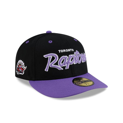 Toronto Raptors Hardwood Classics 90s Script 59FIFTY Fitted Hat