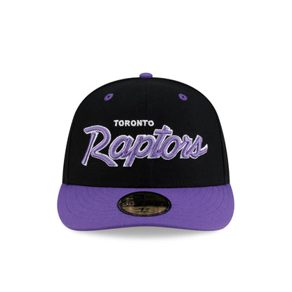 Toronto Raptors Hardwood Classics 90s Script 59FIFTY Fitted Hat