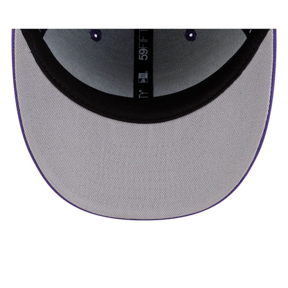 Toronto Raptors Hardwood Classics 90s Script 59FIFTY Fitted Hat