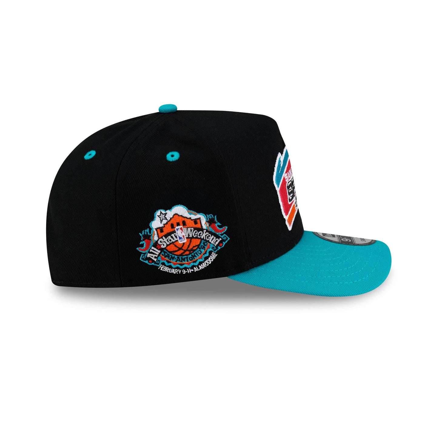San Antonio Spurs Hardwood Classics 90s All-Star Weekend 9FIFTY A-Frame Snapback Hat