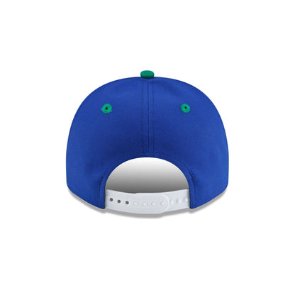 Dallas Mavericks Hardwood Classics 90s Script 9FIFTY A-Frame Snapback Hat