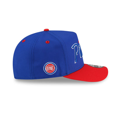 Detroit Pistons Hardwood Classics 90s Script 9FIFTY A-Frame Snapback Hat
