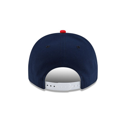 Houston Rockets Hardwood Classics 90s Script 9FIFTY A-Frame Snapback Hat