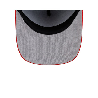 Houston Rockets Hardwood Classics 90s Script 9FIFTY A-Frame Snapback Hat