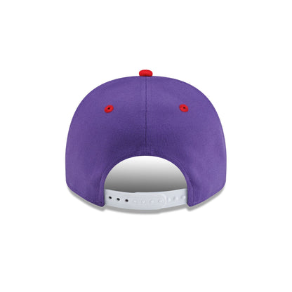 Toronto Raptors Hardwood Classics 90s Script 9FIFTY A-Frame Snapback Hat