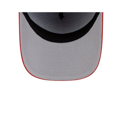 Toronto Raptors Hardwood Classics 90s Script 9FIFTY A-Frame Snapback Hat