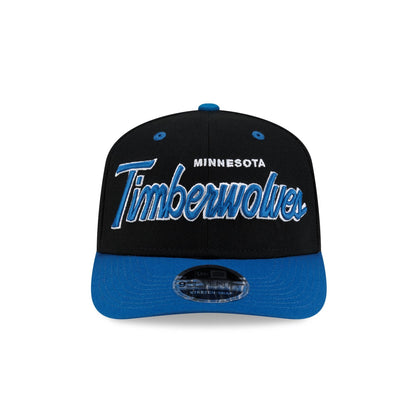 Minnesota Timberwolves Hardwood Classics 90s Script 9SEVENTY Stretch-Snap Hat
