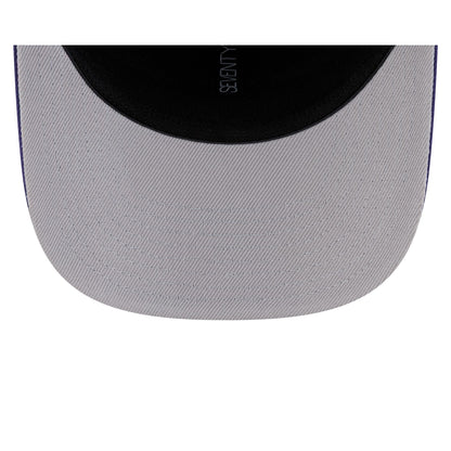 Utah Jazz Hardwood Classics 90s Script 9SEVENTY Stretch-Snap Hat